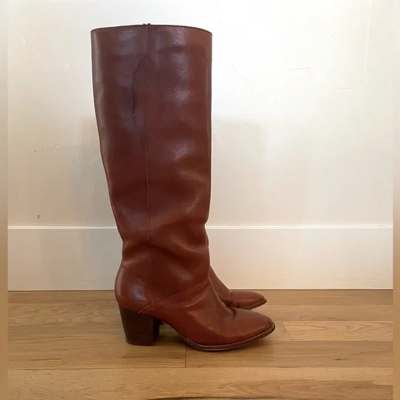 Madewell Leather knee high boots, Sz 7.5 - Picture 3 of 3
